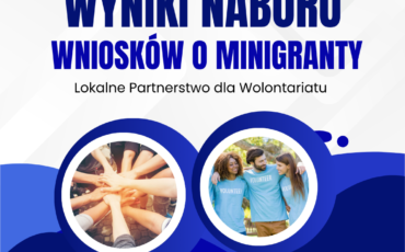 Wyniki naboru wniosków o Minigranty dla wolontariuszy 2026
