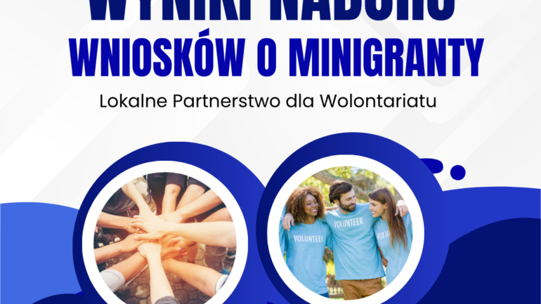 Wyniki naboru wniosków o Minigranty dla wolontariuszy 2026