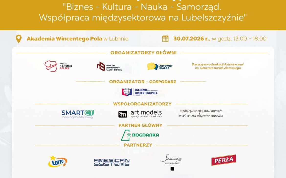 Konferencja sieciująca „Biznes – Kultura – Nauka – Samorząd. Współpraca międzysektorowa na Lubelszczyźnie”